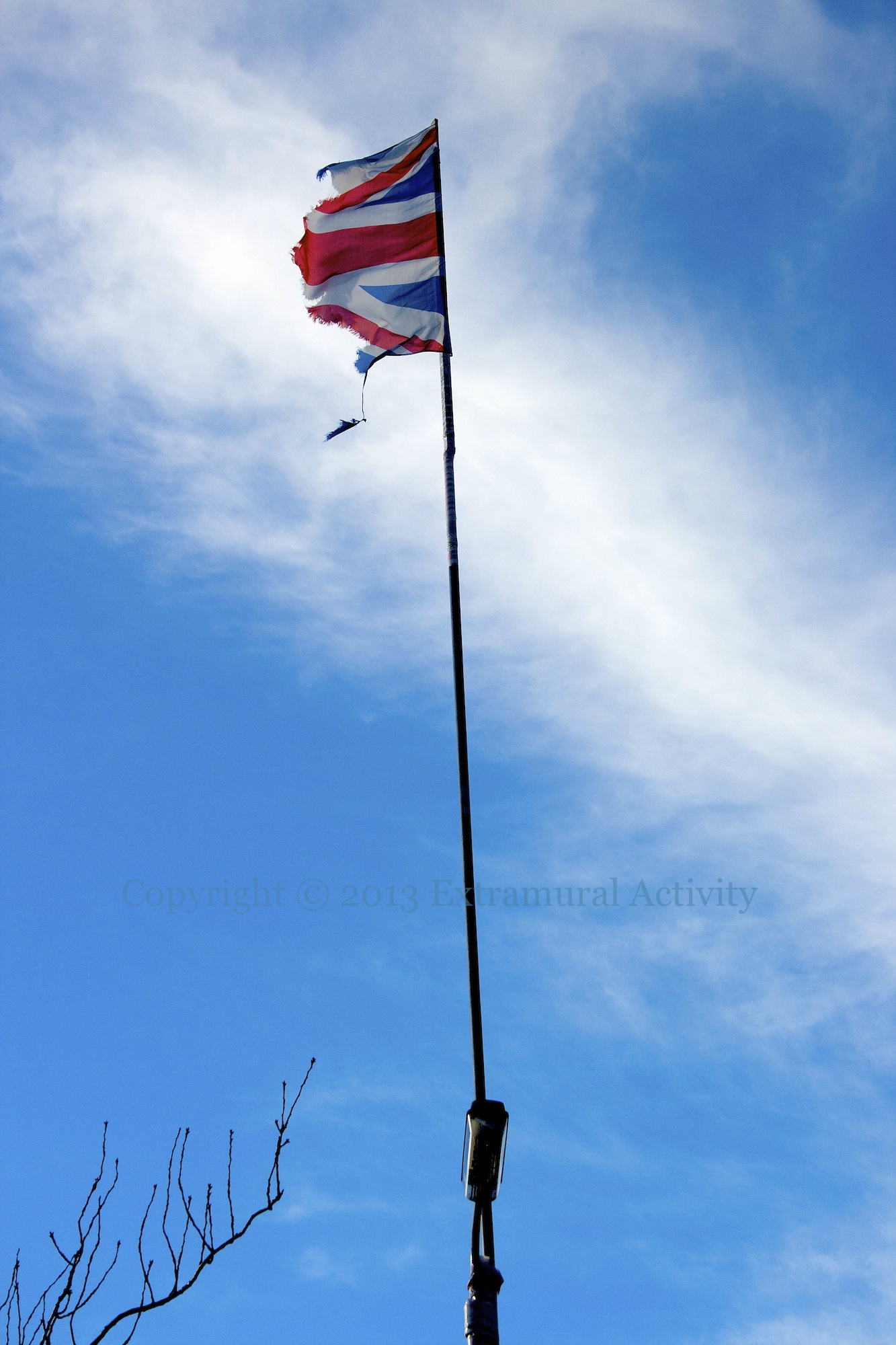2013-02-05 HightownRdFlag+